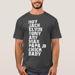 Camiseta Lista de Drummers de Jazz Influentes Famosos