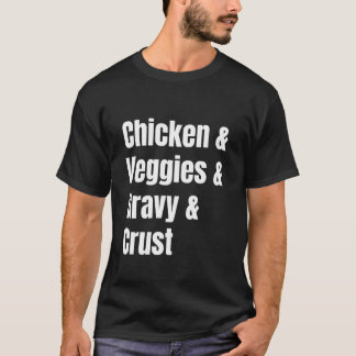 Camiseta Lista de Ingredientes de Torta de Panela Receita E