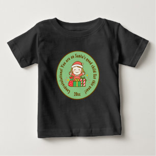 Camiseta Lista De Natal Bonita De Crianças Presentes De San