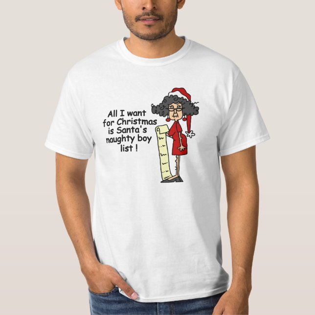 Camiseta Lista de papais noeis (Frente)