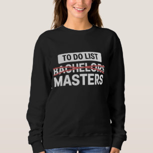 Camiseta Lista de Tarefas Bacharelado Mestrado Faculdade No