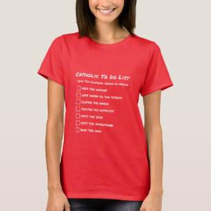Camiseta Lista de Tarefas Católicas