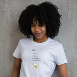 Camiseta Lista de Tarefas de Café