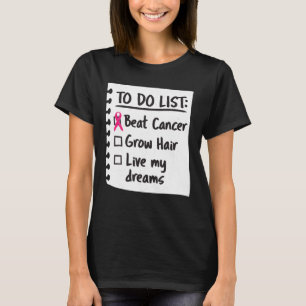 Camiseta Lista de Tarefas Engraçada Conscientização sobre C
