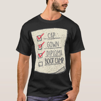 Camiseta Lista de verificação do campo de inicialização da 