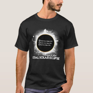 Camiseta Lista de Verificação do Eclipse Eclipse Total Sola