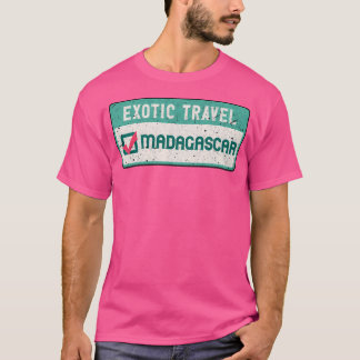 Camiseta Lista de Viagem Madagáscar