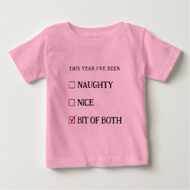 Camiseta Lista Divertida Natal Bonito Rosa Engraçado Natal