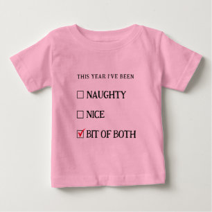 Camiseta Lista Divertida Natal Bonito Rosa Engraçado Natal
