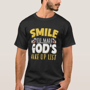 Camiseta Lista do Sorriso que Fez os Deuses Acordar