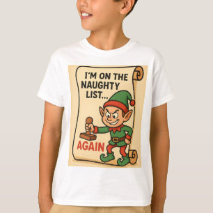 Camiseta “Lista dos Travessos… Outra Vez! – Edição do Elfo