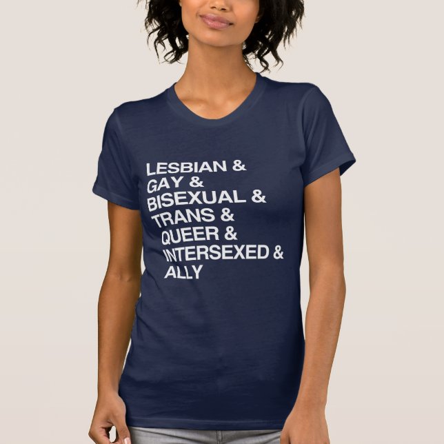 CAMISETA LISTA LGBTQI (Frente)