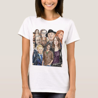 Camiseta Lista Negra - Colagem