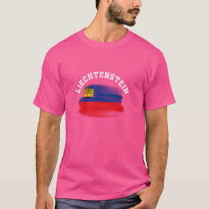 Camiseta Listenstaine Flag Vaduz Vacine Listtensteiner