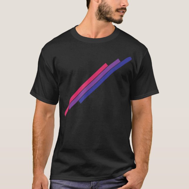 Camiseta Listra Biseual Inclinada Modelo Relaed T (Frente)