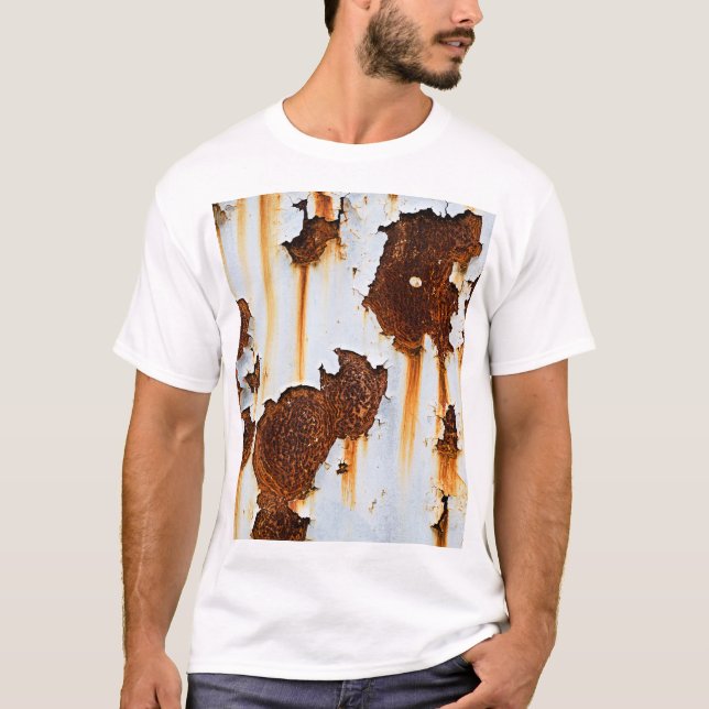Camiseta Listras Brancas Corrodadas (Frente)