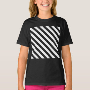 Camiseta Listras Diagonais Mono Padrão