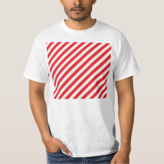 Camiseta Listras do vermelho do bastão de doces