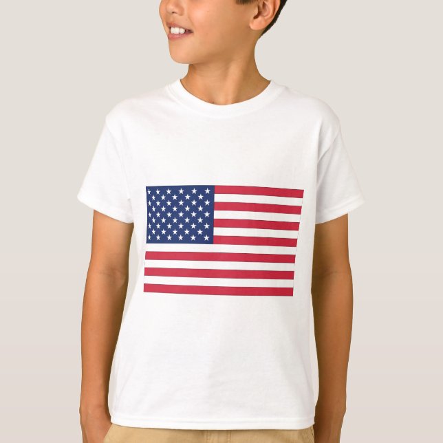 Camiseta Listras e Estrelas dos Estados Unidos (Frente)