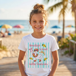 Camiseta Listras Festa de Verão Olá Ganso Bobo