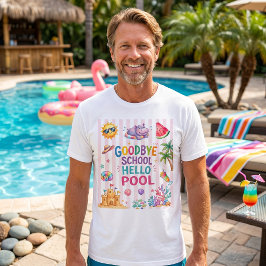 Camiseta Listras Festa na Piscina Olá