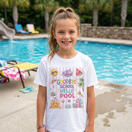 Camiseta Listras Hello Pool Party
