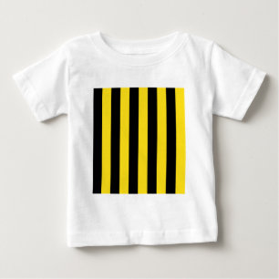Camiseta Listras - preto e amarelo do ouro