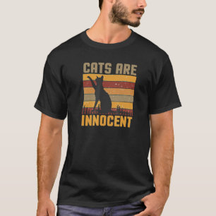 Camiseta Listras Retrô Vintage Gatos São Inocentes Gato