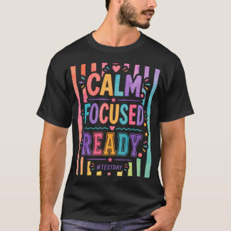 Camiseta Listras Retrô Você Consegue Dia de Teste Avaliação