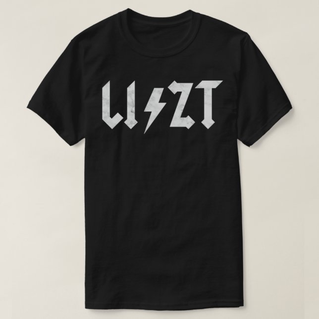 Camiseta Liszt Rocks (Frente do Design)