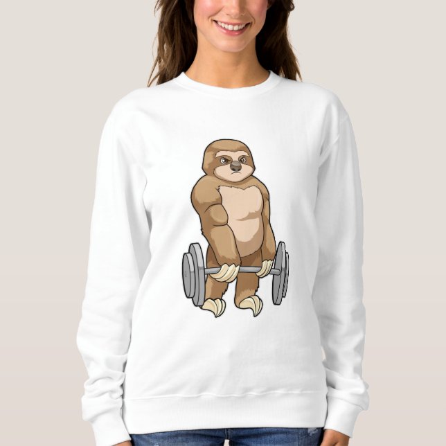 Camiseta Lita em Bodybuilding com Barbell (Frente)
