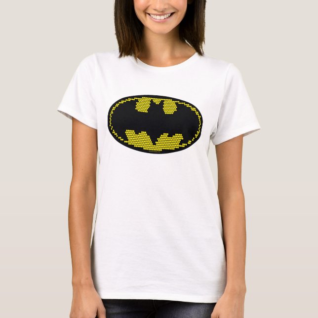 Camiseta Lite-Brite Bat Emblem (Frente)