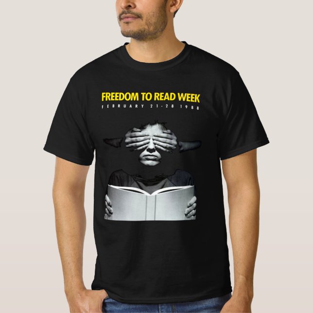 Camiseta Literacia é liberdade de ler erva daninha (Frente)