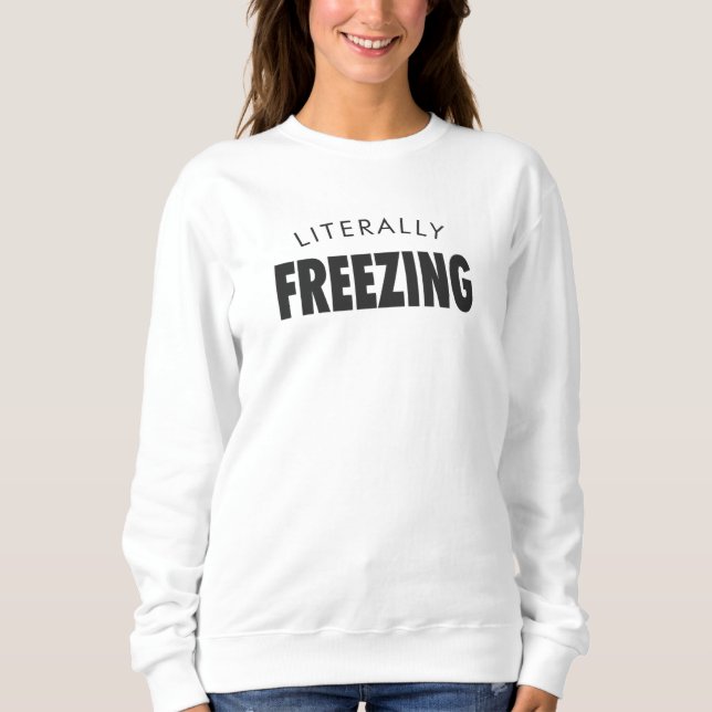 Camiseta Literally Freezing (Frente)