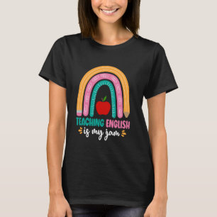 Camiseta Literatura Polícia de Gramática Professor de Inglê