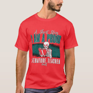 Camiseta Literatureeacher Uma História Curta Eu Sou Uma Bib