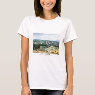 Camiseta Lithógrafo a cores 1852 - Vista de Washington