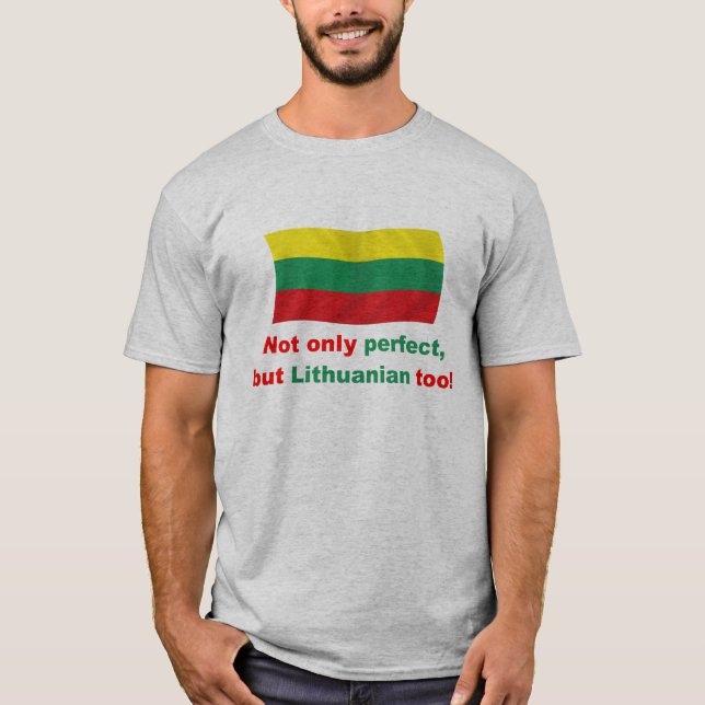 Camiseta Lithuanian perfeito (Frente)