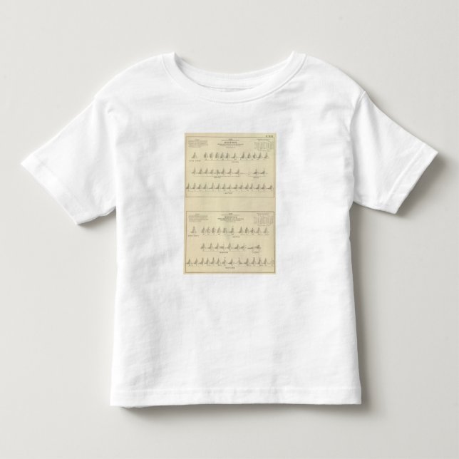 Camiseta Litografia surda e Mutism, estatística dos E.U. (Frente)