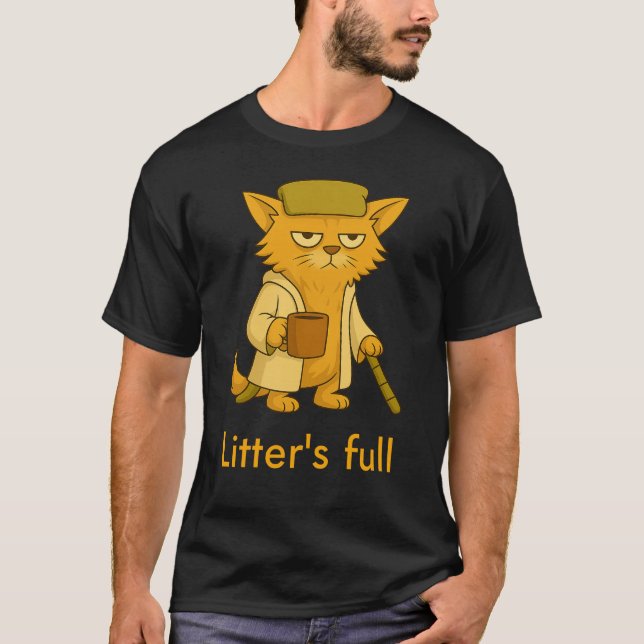 Camiseta Litter’s Full.Grumpy Mode: ON (Frente)