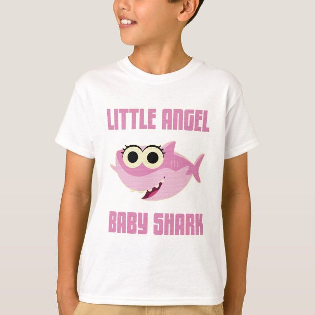 Camiseta Little Angel Baby Shark (Frente)