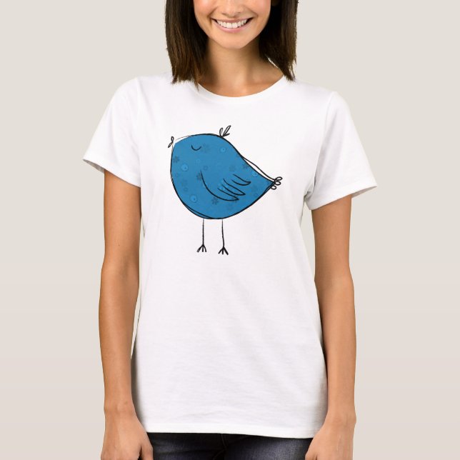Camiseta little blue bird (Frente)