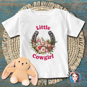 Camiseta Little Cowgirl Western