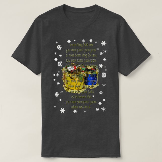 Camiseta Little Drummer Boy (Frente do Design)
