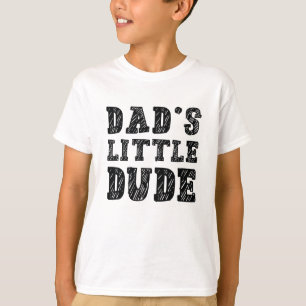 Camiseta Little Dude do pai