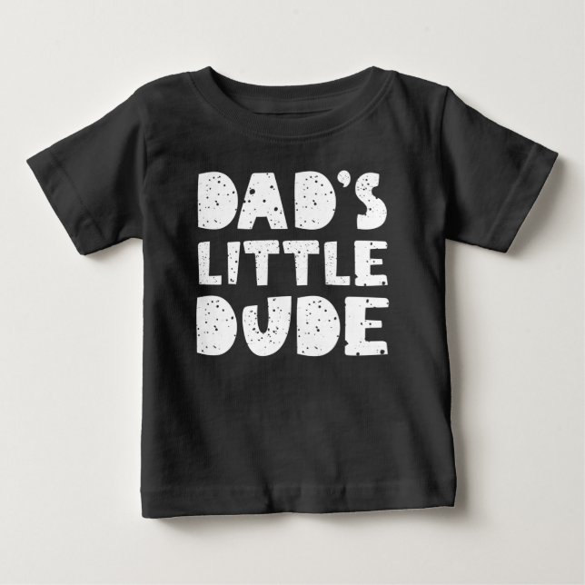 Camiseta Little Dude do pai (Frente)