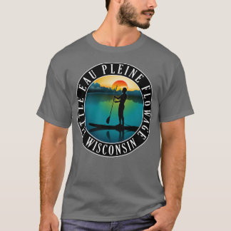 Camiseta Little Eau Pleine Flowage Wisconsin Paddleboard
