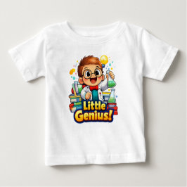 Camiseta Little Genius Cute Baby Illustration