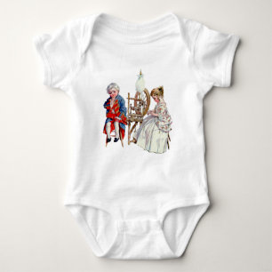 Camiseta Little George e Martha Washington