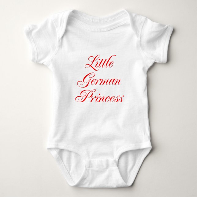 Camiseta Little German Princess (Frente)